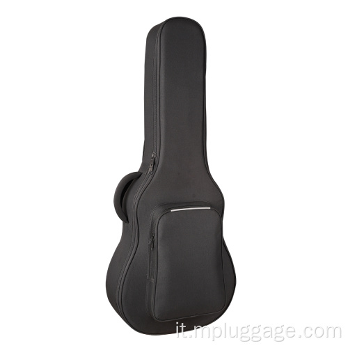 Semplice borsa per la musica per chitarra nera